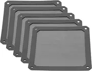 120mm Dust Filter for Computer Cooler Fan, 5 Pack Magnetic Frame Fan Filter, PC Fan Dust Mesh PC Cooler Filter, Dustproof Nylon Black Cover Computer Fan Grills for Computer PC Case