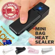 Portable Mini Heat Sealing Machine USB Rechargeable Food Sealer Plastic Bag New
