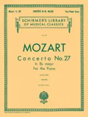 Mozart Concerto No. 27 in Bb K.595 Piano Duet Sheet Music NEW 050261130