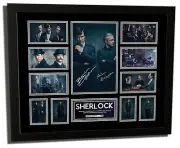 SHERLOCK TV SHOW - CUMBERBATCH SIGNED LIMITED EDITION FRAMED MEMORABILIA