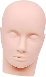 Eigell Eyelash Extension Mannequin Head Flat Makeup Practice Practice Training Head for Makeup
