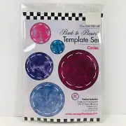 Quilting Template Acrylic Circles 6 Laser Cut Come Quilt with Me Back to Basics