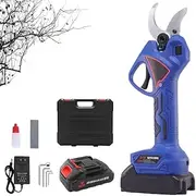 Electric Pruning Shears with 49800mAh Large Capacity Battery, 21V Cordless Battery Secateurs for Effortless Tree Trimming, Cuts Branches up to 50mm Diameter, Garden Pruner Scissors, Portable Handheld