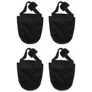 Bowling Shoe Covers 2 Pairs Black Bowling Shoes Slider Bowling Accessories3784