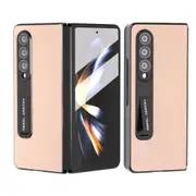 For Samsung Galaxy Z Fold4 5G Leather Phone Case With Holder