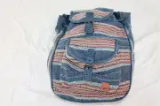 ROXY WOMEN'S CANVAS COTTON MULTI-FUNCTION BEACH/BOOK/TRAVEL/BACKPACK/BAG