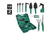 SpringUp 10PCS Bunnings Garden Tool Kit With Secateurs Shovel New Plant Weeding Set Digging Weeder Rake Sprayer-2 Colours
