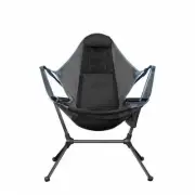 Camping Chair Foldable Swing Luxury Recliner Relaxation Swinging Comfort Lean