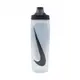 Nike 耐吉 水壺 Refuel Bottle 24oz 白 黑 掀蓋式 止滑 可擠壓 水瓶 運動 自行車 N100766812-524