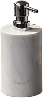 Soap Dispenser Marble Emulsifier Hotel Bathroom Light Luxury Shower Gel Shampoo Lotion Press Dispenser Bottle Wash Dispensers(White)