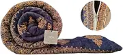 OOA Flannel Double Bed Dohar/Duvet/Quilt/Blanket Cover with Zipper, 90x100 Inch (Blue) (can be Used as AC Blanket)