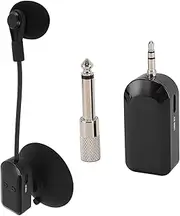XUMIUZIY 2.4G Cordless Instruments Microphone System, Instrument Microphone with Suction Cup, for Guitar, Violin, Accordion, Cello, Zither, Lute, Stage Performance
