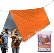 Tube Tent Survival Shelter,Survival Shelter Tube Tent - Lightweight Windproof Waterproof Lifesaving Gear, Tarp Sleeping Bag Thermal Sack Blanket for Hiking