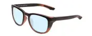 Coyote Offshore Unisex Square Designer Blue Light Glasses Matte Black-Brown 53mm