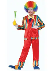 Funny Business Clown Circus Birthday Party Carnival Book Week Boys Costume