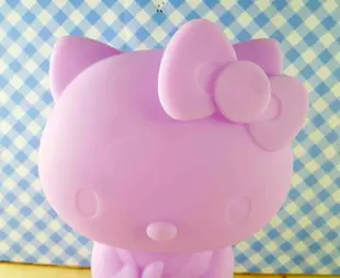 【震撼精品百貨】Hello Kitty 凱蒂貓 化妝包/筆袋-化妝包-立體矽膠(紫) 震撼日式精品百貨