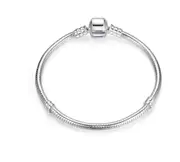 Snake Chain Bangle Bracelet Silver