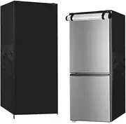 BOKSING Outdoor Upright Freezers Cover, 23"W x 23"D x 56"H Refrigerator Cover Waterproof Dustproof Compact Stand Up Fridge Covers with Double Zipper