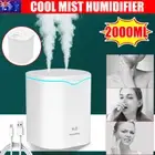 2000ML USB Ultrasonic Humidifier Essential Aroma Oil Diffuser Aromatherapy Room