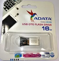 在飛比找Yahoo!奇摩拍賣優惠-(OTG隨身碟,16G)UC330台灣威剛OTG USB 2