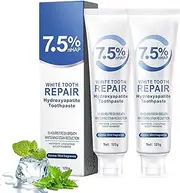 Hydroxyapatite Toothpastes, 7.5% Nano Hydroxyapatite Toothpastes for Enamel Protection and Tooth Strengthening, Deep Cleaning Care Oral Health, Gentle Mint, Fresh Breath