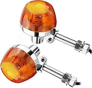 Indicators Flowing Turn Signal 2/4pcs Motorcycle Turn Signal Light Blinkers Lamp for XL100 C70 CT70 CT90 CB350 CM400 CB450 CB750 Turn Signal Indicator (Size : 2PCS)