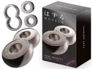 Hanayama Metal Brain Teaser Huzzle - Level 6 Infinity