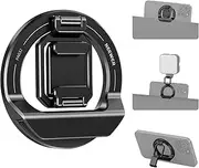 NEEWER Foldable Continuity Camera Mount with Cold Shoe for MagSafe iPhone 16 15 Pro Max Plus 14 13 12 MacBook Air 13"/15" M2, MacBook Pro 14"/16" M3 Series, MacBook Pro 14"/16" 2021, PA032