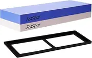 Whetstone Knife Sharpening Stone 8000/3000 Grit, Premium Water-stone Sharpener Kits, Perfectional Knife Sharpener Wet stone Sets for Chef Knife, Kitchen Knife, Hunting Knife Machete with Non-Slip Base