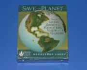 SAVE THE PLANET Sierra Club Knowledge Cards Tips for Saving Energy Ecosystem New