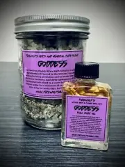Goddess Magick Set (Ritual Bath & Perfume Body Oil) Witchcraft, Wicca, Hoodoo