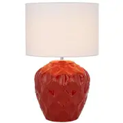 Diaz Table Lamp Red White | Telbix Lighting