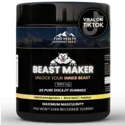 Beast Maker - Pure Shilajit Gummies for Men | Natural Himilayan Organic Shila...