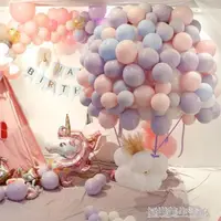 在飛比找樂天市場購物網優惠-ins馬卡龍氣球糖果色創意生日派對布置拱門氣球裝飾結婚禮用品