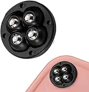 Small Appliance Casters Sliders | Caster Wheels Pulley - Self-Adhesive Silent 360° Rotation for Craft Box Laundry Basket Storage Box Coffee Machine and More