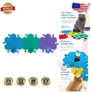 Durable HexTiles Set - 3 Non-Slip Interlocking Mats for Pet Vocabulary