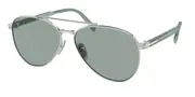 Prada PR A58S 1BC10G Men's Sunglasses Silver Size 58