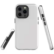 For Apple iPhone 13 Pro Case, Armour Back Cover, White