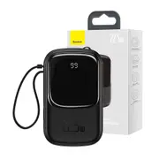 Baseus Qpow Digital Display Power Bank 20000mAh 22.5W with Type-C Cable (PPQD-I01)-Black