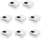 8 Pack White Outdoor Garden 6 X 6 Solar SMD LED Post Deck Cap Square Fence Light