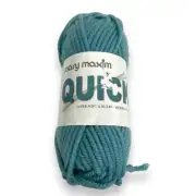 NWT Mary Maxim Quick Wool Blend Yarn Color Coastal Blue