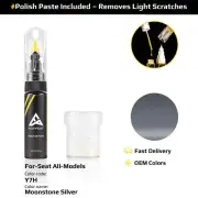 Touch Up Paint For Seat All Models Y7H Moonstone Silver With Polish Paste