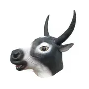 Popular Pretty Halloween Mask Masquerade Emulsion Horse Head Buffalo Mask for Men and Women