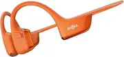 SHOKZ OpenRun Pro 2 Bone Conduction Sports Headphones, Open-Ear Wireless Earphones with Bluetooth 5.3, Noise Cancelling Mics, IP55 Waterproof, 12h Playtime for Running, USB-C Qiuck Charge, Orang