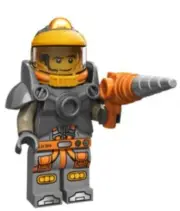 SPACE MINER - LEGO Minifigures Series 12 2014 71007-6 **NEW* **SEALED BAG**
