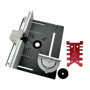 C8 Aluminium Ally Woodworking Router Table Insert Plate Miter Gauge WorkBenches Wood Router Trimmer Engraving Machine