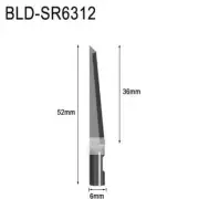 BLD- SR6312 Shank 6mm Round Shaft Blades Esko Kongsberg Oscillating Knife