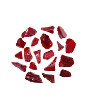 Hiland Red Recycled Fire Pit Fire Glass 20Lbs