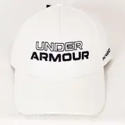 Under Armour UA Golf Cap Hat Jordan Spieth Iso Chill White Stretch Fit S/M New
