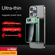 Magnetic 22.5W Wireless 10000mAh Power Bank For iPhone 15 14 13 Pro Max MagSafe